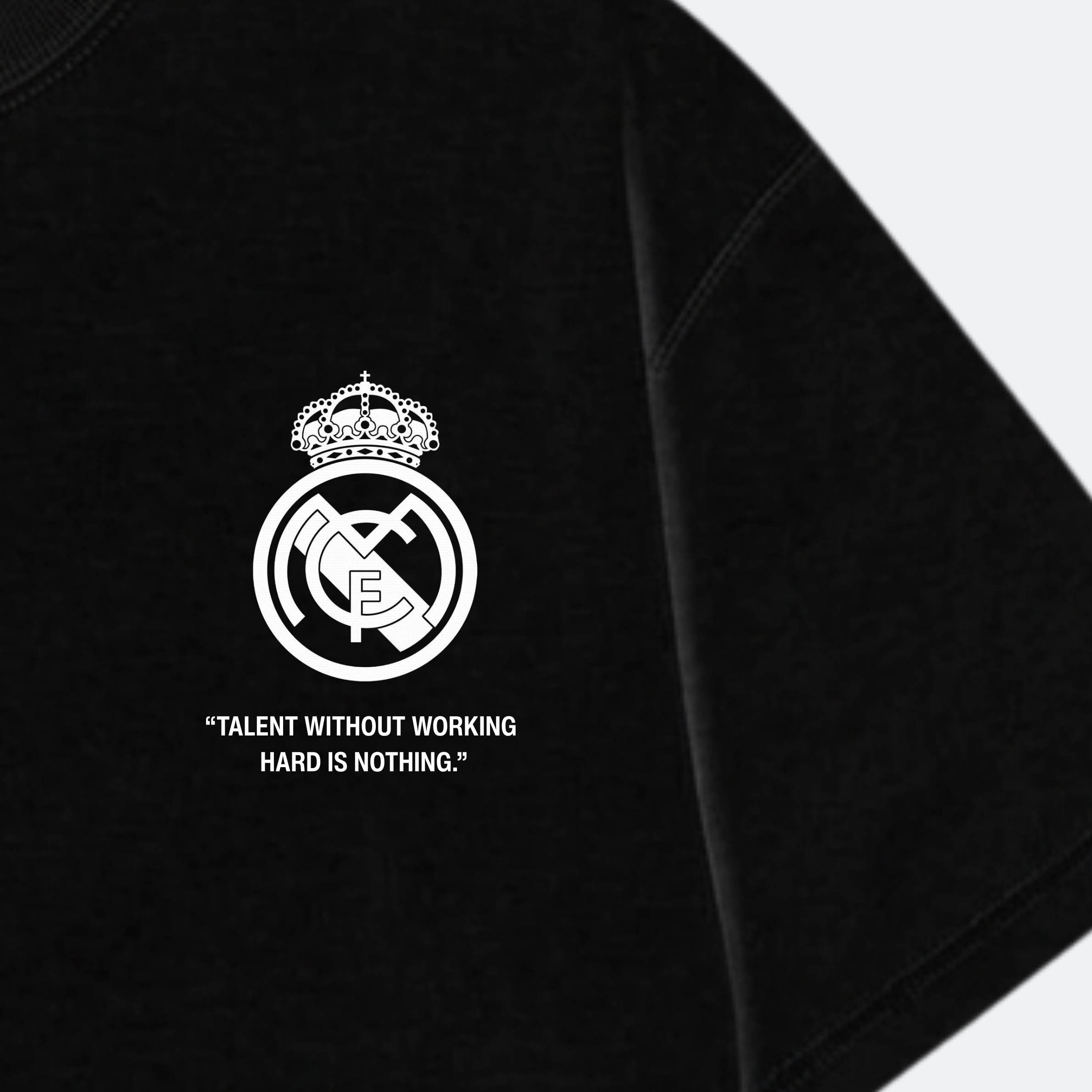 CRISTIANO RONALDO - GOAT BLACK TEE