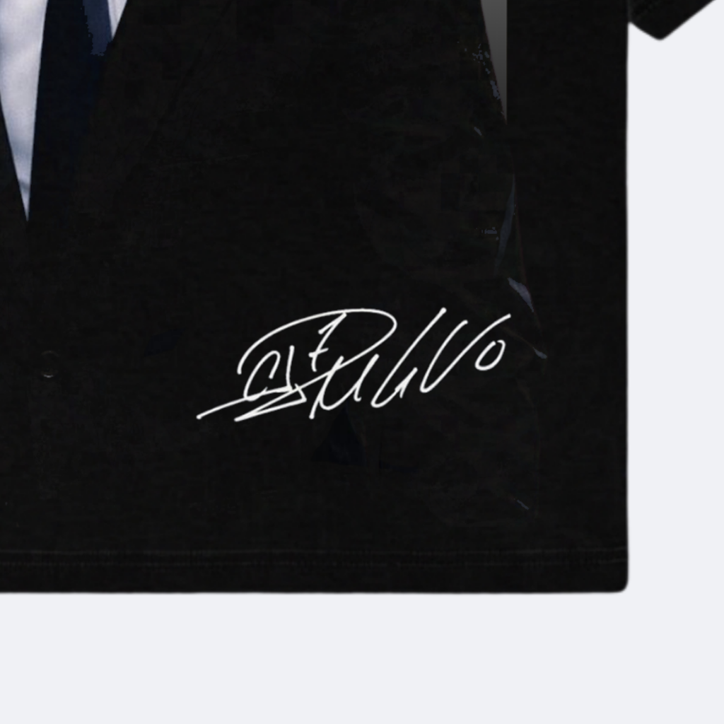 CRISTIANO RONALDO - GOAT BLACK TEE