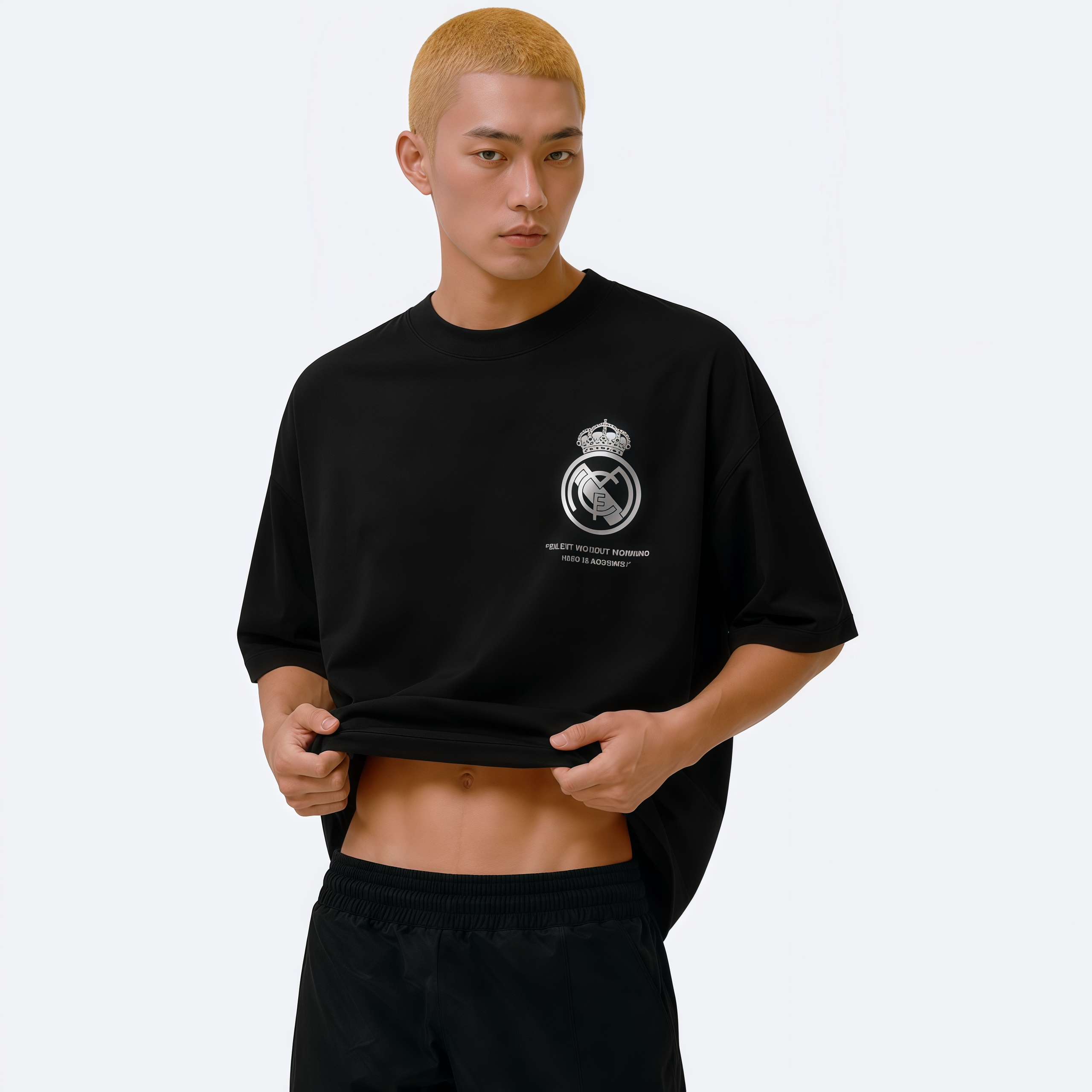 CRISTIANO RONALDO - GOAT BLACK TEE